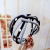 Ins Online Influencer Pop Headband Polka Dot Solid Color Fabric Craft Cross Contrast Color Headband Korean Hair Hoop Wholesale C432