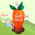 2022 Amazon Easter Inflatable Model Happy Easter Rabbit Egg Carrot Inflation Model