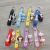 Creative Rainbow Guy Series Keychain Women's Bag Pendant PVC Flexible Glue Keychain Car Key Chain Accessories