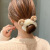 Rabbit Ears Plush Hair Ring Female Autumn and Winter Lovely Heart-Shaped Japanese Rubber Band Bun Tie-up Hair Headdress Rubber Ring