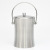 Hz444 Stainless Steel Double-Layer Ice Bucket Creative Style Small Waist Bar Red Wine Barrel Cold Insulation Ice Cube Champagne Bucket