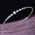 Girls' Headband New Korean Style Simple Zircon Rhinestone Hair Accessories Children's Birthday Dress Performance Crown Headdress Jewelry