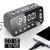 European Version of DAB Bedside Alarm Clock Radio, Large Screen Dual Alarm Clock, Dual USB Port to Charge Mobile Phone