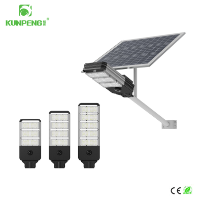 New Solar Street Lamp Aluminum Shell Silver Gray LED Street Lamp Split Solar Street Light Outdoor Lighting