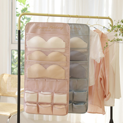 Popular Underwear Storage Bag Bedroom Sundries Shorts Bra Home Wardrobe Hanger Clothes Storage Bag in Stock