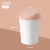 Household Minimalist Trash Can Kitchen Bathroom Bedroom Study Flap Trash Can Pressure Ring Storage Bucket Plastic Wastebasket