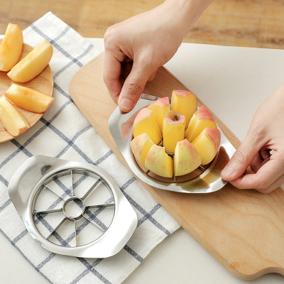 1376 Stainless Steel Apple Cutter Fruit-Cuttng Device Fruit Splitter Apple Cutting Tool