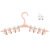 European Style Hanger Sock Hanger with Clips Household Thickened Multi-Clip Plastic Hang the Clothes Multifunctional Clothespin