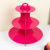 Three-Layer Birthday Cake Stand Birthday Party Cake Stand Dim Sum Plate Cake Plate Paper Cup Tray