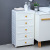 Multi-Drawer Storage Cabinet, round Handle, Household Storage Cabinet with Wheels, Baby Clothes and Toys Storage Cabinet