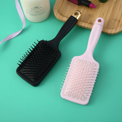 Japanese and Korean Creative Comb Massage Scalp Airbag Comb Anti-Static Square Comb Comb with Mirror Household Long Hair Styling Comb