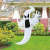 2022 Amazon Halloween Hanging Ghost Inflatable Courtyard Decorative Band LED Light Inflatable Ghost