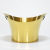 Hz351 Nordic Style Ingot-Shaped Stainless Steel Champagne Bucket Party Drinks Drinks Large Capacity Ice Bucket