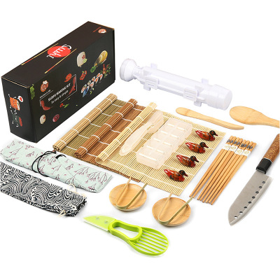 New Sushi Mold DIY Sushi Tools 24-Piece Set Kimbap Set Cooking Kitchen Gadgets Wholesale