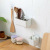 Adhesive Suction Cup Storage Rack Kitchen Punch-Free Wall Plastic Wall Mount Toilet Bathroom Storage Rack