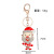 Best Seller in Europe and America Classic Santa Claus Alloy Jeweled Pendant Keychain Handbag Pendant Christmas Holiday Gift