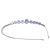 Girls' Headband New Korean Style Simple Zircon Rhinestone Hair Accessories Children's Birthday Dress Performance Crown Headdress Jewelry