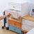 Multi-Drawer Storage Cabinet, round Handle, Household Storage Cabinet with Wheels, Baby Clothes and Toys Storage Cabinet