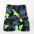 New Swimming Trunks Factory Wholesale Weimen Polyester Men's Boxer Swimming Trunks Striped Printed Swimming Trunks 