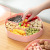 Hexagonal Candy Color Dried Fruit Box Compartment with Lid Household Nut Box Candy Box Melon Seeds Living Room Creative Snack Dish