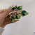 Fashion Maple Leaf Color Metal Medium Size Hair Claw Simple Temperamental All-Match Shark Clip Mori Girl Ponytail Clip Hair Accessories