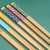 Factory Direct Sales Chinese Bamboo Small Floral Print Chopsticks 5 Pairs Chopsticks Sets Mid-Autumn Festival Gift Wholesale