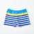 New Swimming Trunks Factory Wholesale Weimen Polyester Men's Boxer Swimming Trunks Striped Printed Swimming Trunks 