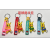 Creative Rainbow Guy Series Keychain Women's Bag Pendant PVC Flexible Glue Keychain Car Key Chain Accessories