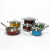 Hz443 Stainless Steel 12 Pieces Pot Set Induction Cooker Gas Stove Suitable for Double-Bottom Pot Kitchen Cooking Pot Set