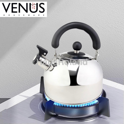 Venus2.5l Household Anti-Scald Handle Stainless Steel 304 Whistling Kettle Luxury Flat Induction Cooker Gas Can Be
