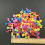 180 PCs Boxed Mini Claw Clip Wholesale 1cm Children's Colorful Cartoon Barrettes BJD Side Clip Plastic Grip