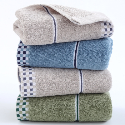 Thickened Soft Absorbent Skin-Friendly Cotton Towel Home Daily Couple Men and Women Towel Labor Protection Wholesale Face Washing Face Towel