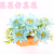 Artificial/Fake Flower Bonsai Wooden Basin Small Chrysanthemum Dining Room/Living Room Study and Other Tables Ornaments