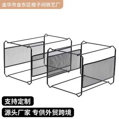 Metal Hanging Labor Rack Wholesale Factory Direct Sales Wire plus Iron Net FC B4 A4 File Shelf File Holder