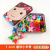 50 Iron Boxed Korean Cartoon Matte Paint Claw Clip 1-1.4cm Children's Mini Small Hairclip Frosted Grip