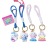 Creative Cute Cute White Dessert House Climbing Rope Keychain Pendant Personalized Fashion Girl Heart Bag Accessories