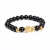 Imitation Obsidian Pi Xiu Bracelet Wholesale Agate-like Six Words Mantra Buddha Beads Bracelet Live Broadcast Small Gift Hand Jewelry