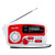 AM/FM Two Wave Radio Radio of Power Generator Solar LED Flashlight Emergency Charging Radio