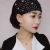 Autumn and Winter Muslin Headscarf New Hat Mom Style Hat Cover Gray Hair Toque Starry Sky Headband Hat for Women
