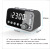 European Electronic Clock Alarm Clock DAB Radio/FM Radio, Large Screen Double Alarm Clock, Good Reception Effect