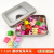 30 Transparent Iron Boxed Matte Spray Paint Mini Claw Clip 1-1.4cm Korean Style Children's Hairpin Frosted Small Jaw Clip