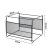 Metal Hanging Labor Rack Pen Holder Wholesale Factory Direct Sales Wire plus Iron Net FC A4 File Shelf File Holder