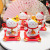 Le Meow Lucky Cat Car Solar Hand-Shaking Car Interior Shop Opening Gifts Ceramic Automatic Hand-Waving Ornaments