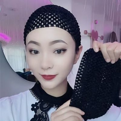 Moose Gauze Breathable Bandage Bottoming Hood Mesh Elastic Hair Band Hollow-out Fishnet Hair Band Hui Bandage