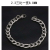 Domineering Men's Hip Hop Titanium Steel Bracelet Retro Artistic Trendy Men's and Women's Steel Color Antique Silver Stainless Steel Bracelet Bracelet