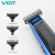 VGR V-255 zero cutting blade IPX7 waterproof low noise cordless hair clipper professional electric hair trimmer for men