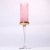 INS Creative Floating Electroplated Crystal Red Wine Glass Champagne Glass Gold-Plated Smoky Gray High Leg Wine Glass Juice Cup