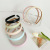 Korean Style Candy Color Headband Solid Color PU Leather Sponge Hair Accessories Headband Girl Hair Fixer