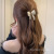 Half Tie Hairpin Women's Back Head Clip Hairware Small Pearl Rhinestone Ponytail Clamp Hairpin Internet Celebrity Shark Clip