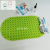 Oval Transparent Pearl Bathroom Mat Multi-Suction Cup Non-Slip Anti-Fall Foot Mat Bath PVC Floor Mat Massage Bean Mat